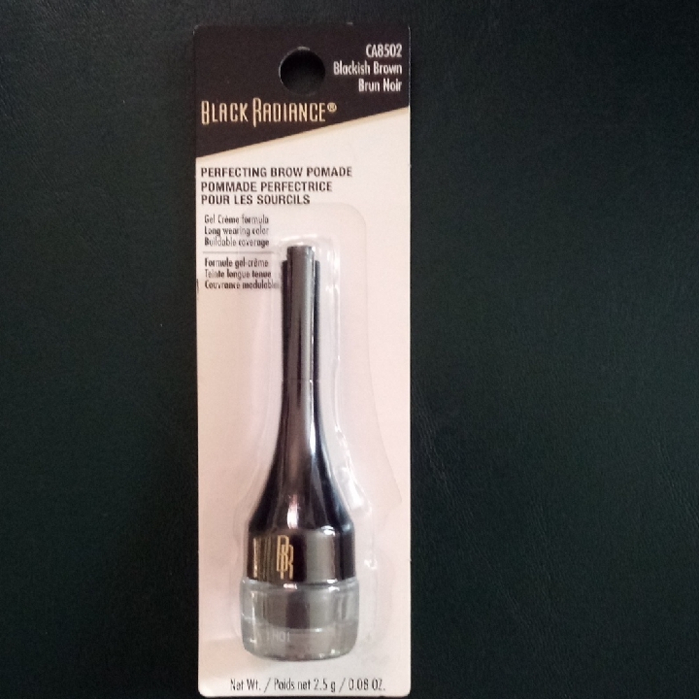 Black Radiance Perfecting Brow Pomade - Blackish Brown